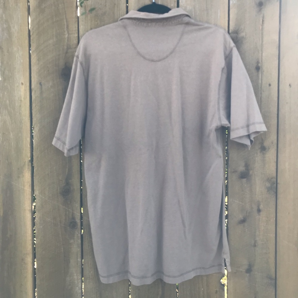 Mens medium Woolrich beige polo - Picture 5 of 5
